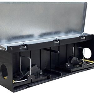 Tunnelbox mus 2 smækfælder
