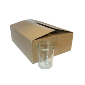 Karton til 12 stk 435 ml rundeglas