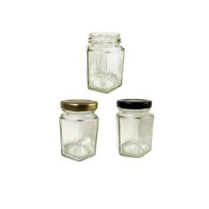 Glas 116 ml 6-kantet, høj, ca 125g i karton, 20 stk