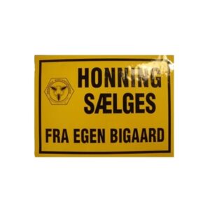 Reklameskilt lille klistermærke 32,5*23,5 cm