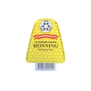 Honningetiket flydende dråbe u/navn 350 g 1000 stk