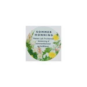 Tillægsetiket t/låg, Sommer, 200 stk.