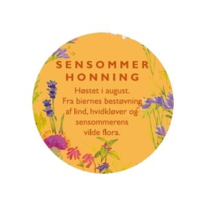 Tillægsetiket t/låg, Sensommer, 200 stk.