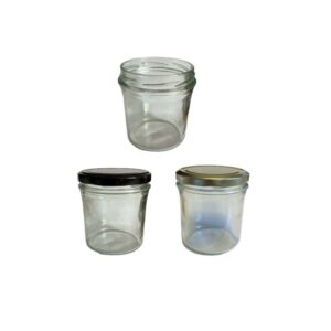 Glas 375 ml rund ca 400 g TO 82 i karton 15 stk