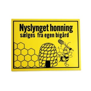 Reklameskilt, Minni 20*15 cm "Nyslynget honning"