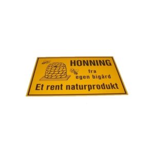 Reklameskilt stor, 70*50 cm "Et rent naturprodukt"