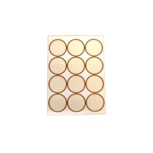 Tillægsetiketter t låg i Ark neutral, 64 mm 12 stk