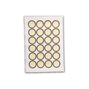 Tillægsetiketter t låg i Ark neutral, 38 mm 24 stk